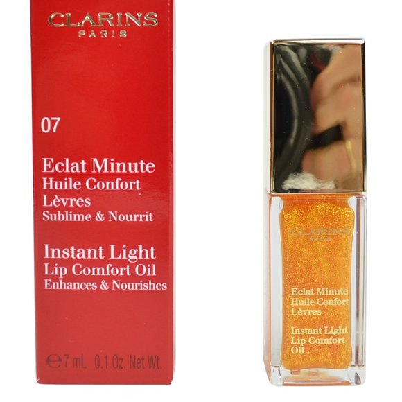 NIB Clarins Instant Light Lip Comfort Oil Glitter - Picture 1 of 3